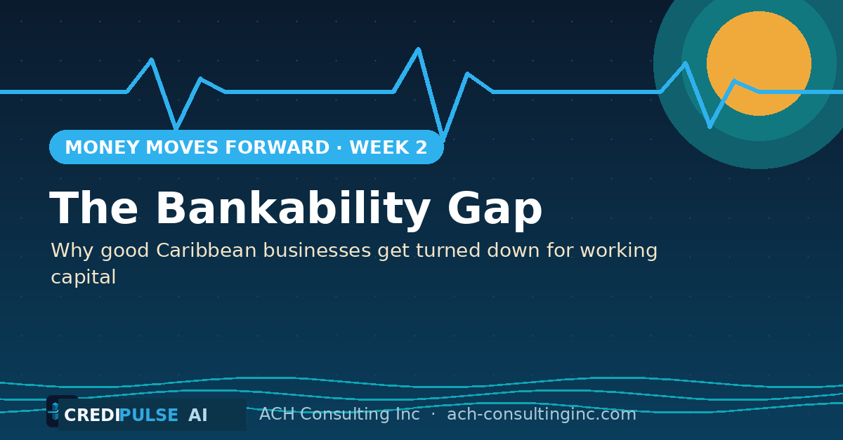 The Bankability Gap — why good Caribbean businesses get turned down for working capital